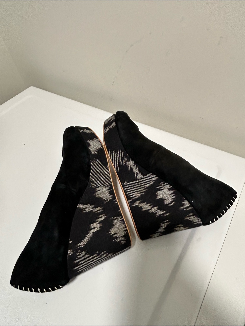 Reef High Tropic Suede Platform Wedges Black Size 8.5 - Picture 12 of 13